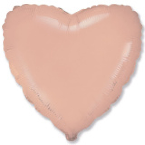 Heart fuchsia metallic