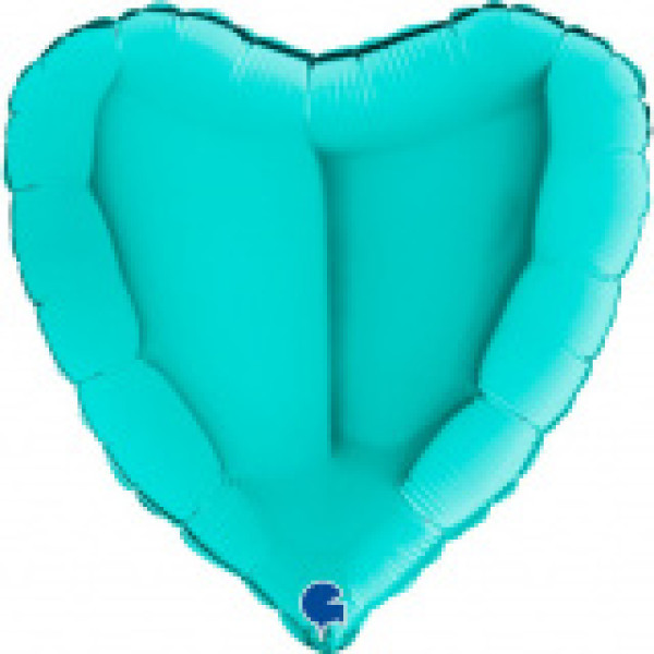 Heart satin emerald