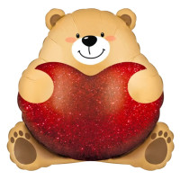 Ведмедик із серцем 55 х 53 см